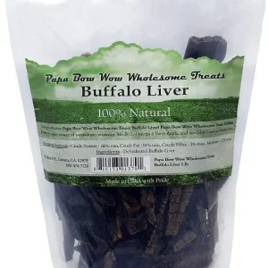 Papa Bow Wow Buffalo Liver Dog Treats