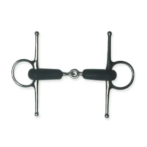 Partrade Trading Corporation Jointed Rubber Full Cheek Snaffle