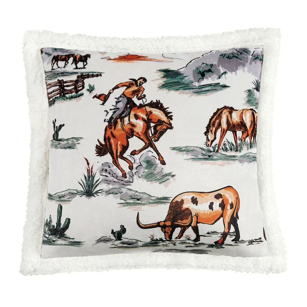 Paseo Road Ranch Life Duffle Bag Accent Pillow - Image 2