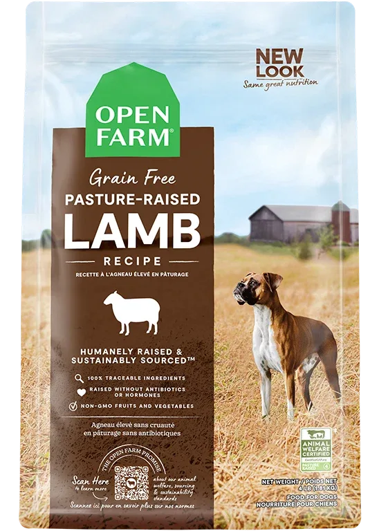 Pasture-Raised Lamb Grain-Free Dog Kibble