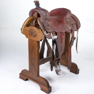 Paul Turner Used 16 inches 1/2 Breed Floral Versatility Saddle