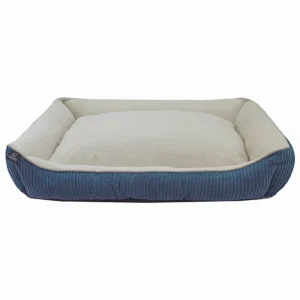 Pawpourri Cord Cuddler Super Soft Sherpa Seat Winter Bed for Dogs (Blue)