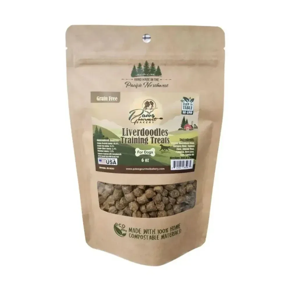 Paws Gourmet Bakery Grain Free Liverdoodle Training Treats