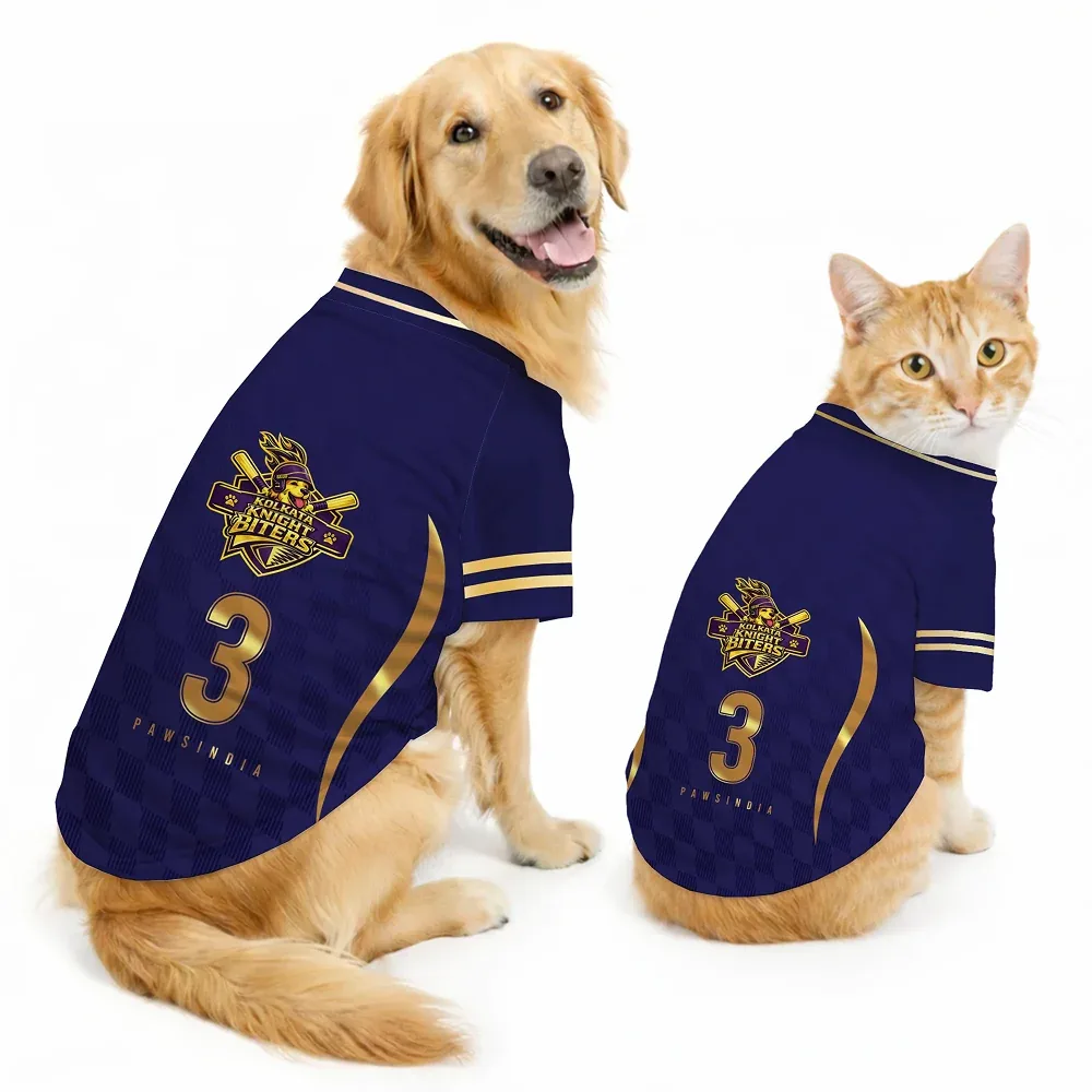 Pawsindia Kolkata Knight Biters T20 Pets Premier League Jersey for Dogs | Indian Pet League - Image 2