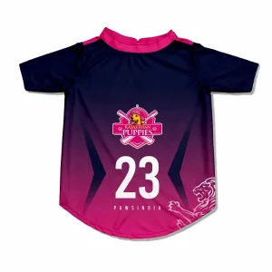 Pawsindia Rajasthan Puppies T20 Pets Premier League Jersey for Cats | Indian Pet League