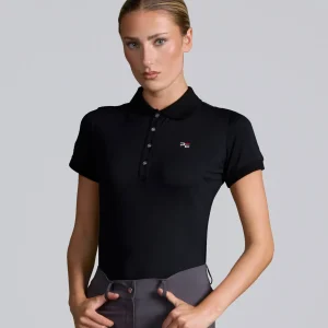 PE Ladies Team Polo Shirt Black