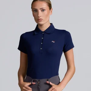 PE Ladies Team Polo Shirt Navy