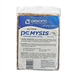 PE Mysis (8 oz) Frozen Fish Food Flat Package - Piscine Energetics