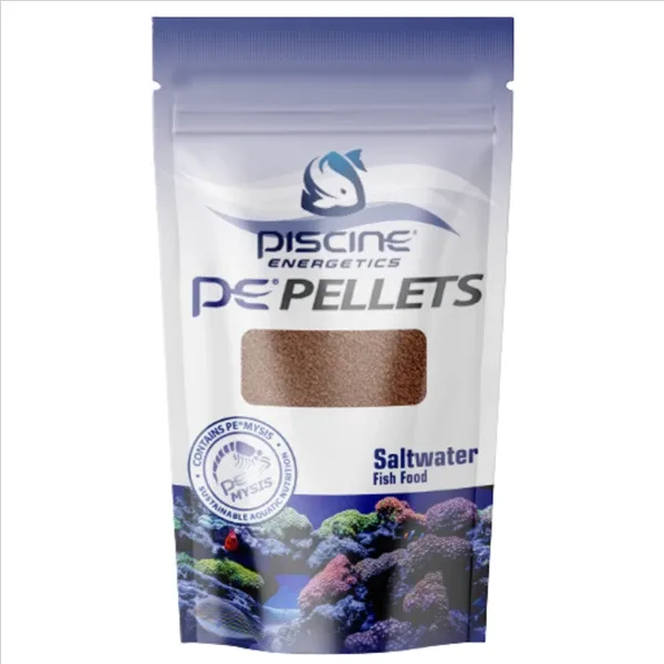PE Mysis Pellets 2 oz / 56g (1 mm) - Saltwater Fish Food - Piscine Energetics