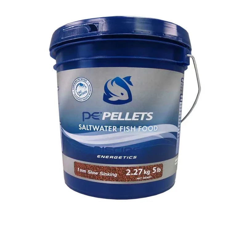 PE Mysis Pellets Saltwater 5 lb Bucket (1mm) - PE Mysis