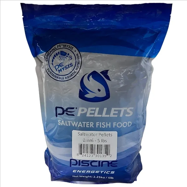 PE Mysis Pellets Saltwater 5 lb Pouch (2mm) - PE Mysis