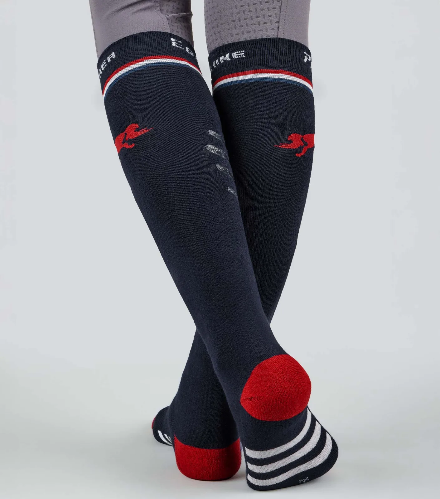 PE Replay Riding Socks (1 Pair) Navy - Image 2