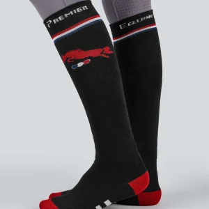 PE Sports Highlight Riding Socks (1 Pair) Black