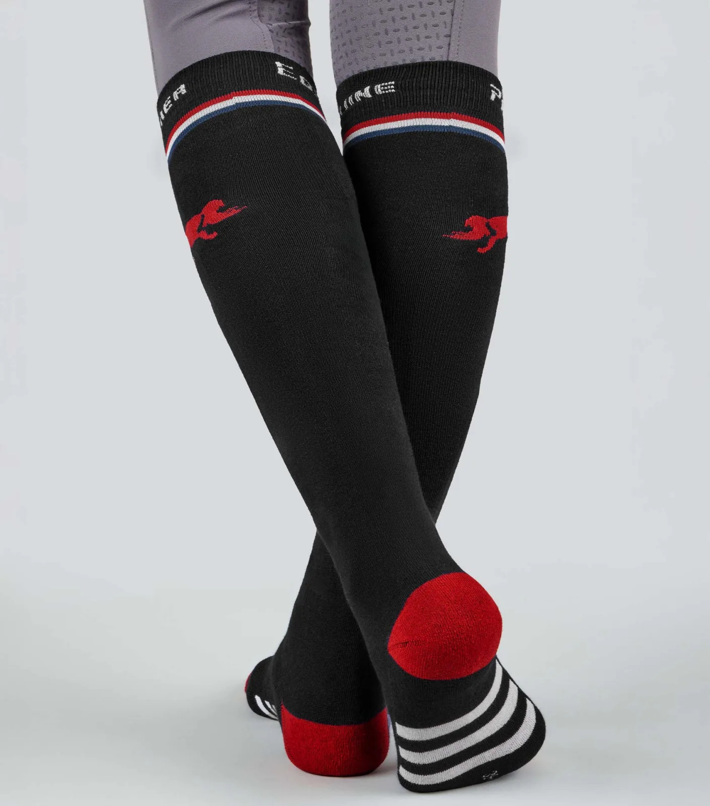 PE Sports Highlight Riding Socks (1 Pair) Black - Image 2