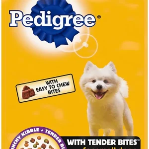 Pedigree Adult Small Dog Complete and Balanced Chicken and Rice Tender Bites Dry Dog Food - 15.9 lb Bag