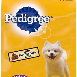 Pedigree Adult Small Dog Complete and Balanced Chicken and Rice Tender Bites Dry Dog Food - 3.5 lb Bag