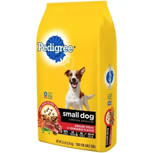 Pedigree Adult Small Dog Complete Nutrition Grilled Steak and Vegetables Dry Dog Food - 16 lb Bag