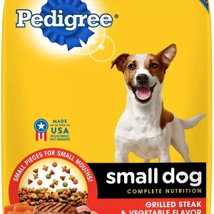 Pedigree Adult Small Dog Complete Nutrition Steak and Vegetables Dry Dog Food - 15.9 lb Bag