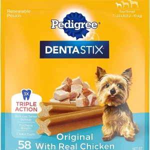 Pedigree Dentastix Mini Dog Dental Chew Treats - 14 oz - 58 Count