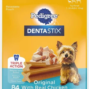 Pedigree Dentastix Original Mini Dog Dental Chew Treats - 1.27 lb - 84 Count