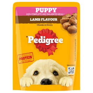Pedigree Lamb Flavour Chunks in Gravy Puppy Wet Food