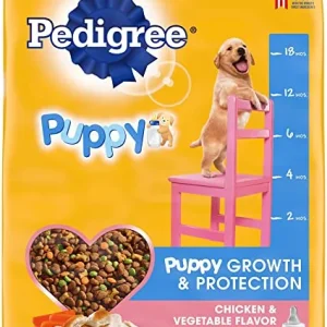 Pedigree Puppy Growth and Protection Chicken and Vegetables Dry Dog Food - 14 lb Bag
