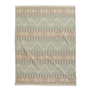Pendleton Woolen Mills Inc. Aqua Highland Peak Fringed Throw