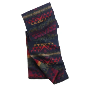 Pendleton Woolen Mills Inc. Autumn Birch Navy Jacquard Scarf