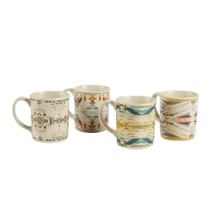 Pendleton Woolen Mills Inc. High Desert 4 Piece Mug Set
