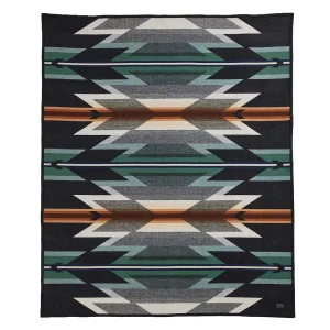 Pendleton Woolen Mills Inc. Jacquard Wyeth Trail Oxford Blanket