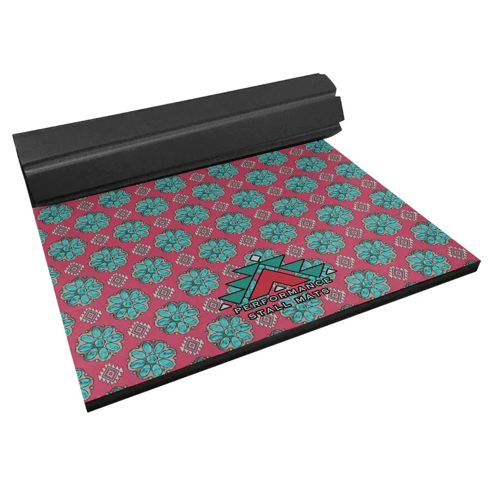 Performance Stall Mats Pink Squash Blossom 5x10 Stall Mat