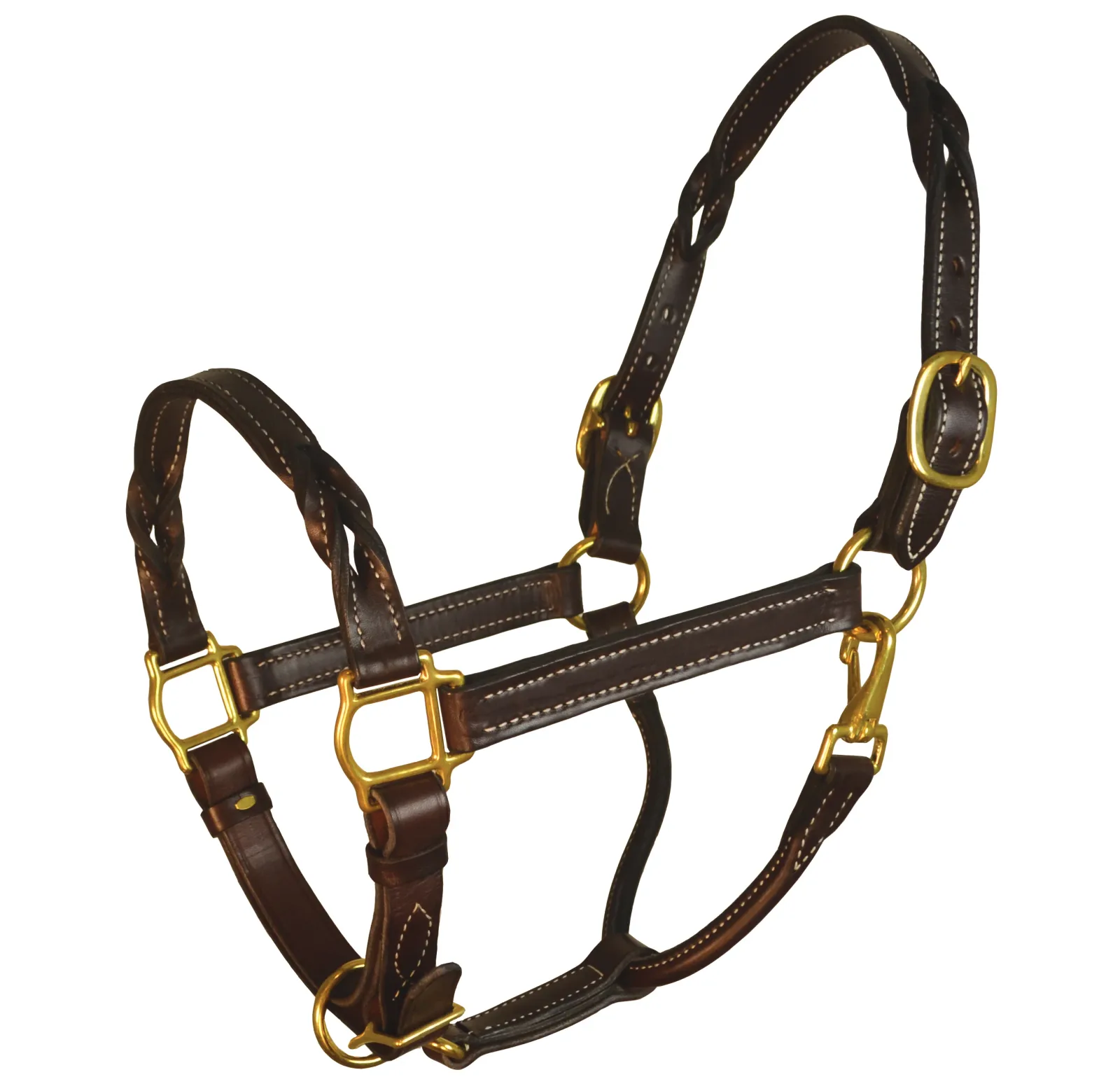 Perri’s® Twisted Leather Halter - Image 2
