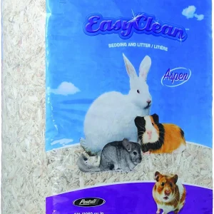 Pestell Easy Clean Aspen Shavings Small Animal Bedding - 50 Ltr - Case of 4