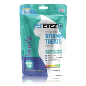 PET EYEZ鈩?Freeze Dried Lamb Vitamin Cat Treats