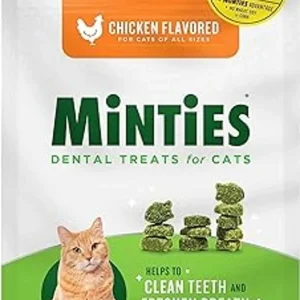 Pet Iq Minties Dental Chicken Treats for Cats 2.5oz