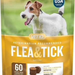 Pet Iq Vet Flea and Tick Soft Chew for Dogs 60ct