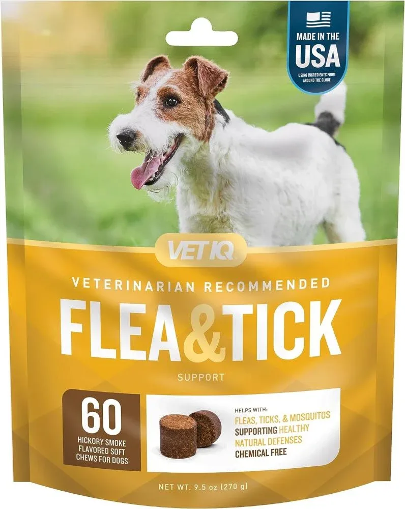 Pet Iq Vet Flea and Tick Soft Chew for Dogs 60ct