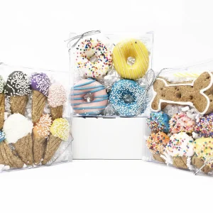 Pet Life 3 Pack of Donut, Ice Cream and Muffin Dog Biscuit Gift Set