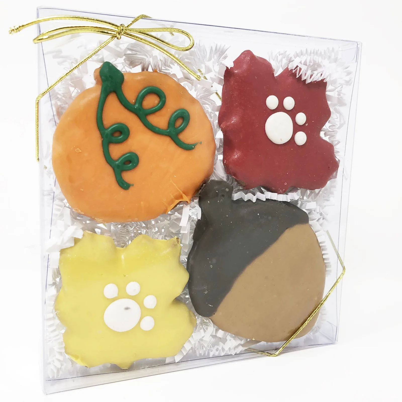 Pet Life 4 Piece Fall Assortment Whole Wheat Oat and Yogurt Dog Biscuit Set - Image 2