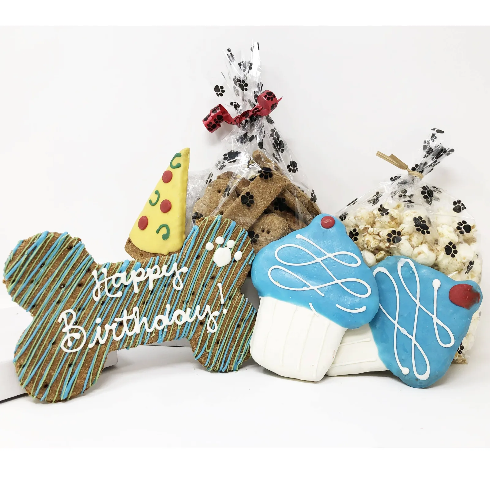 Pet Life 6 Piece 'Happy Birthday' Dog Biscuits and Treats Gift Set - Image 2