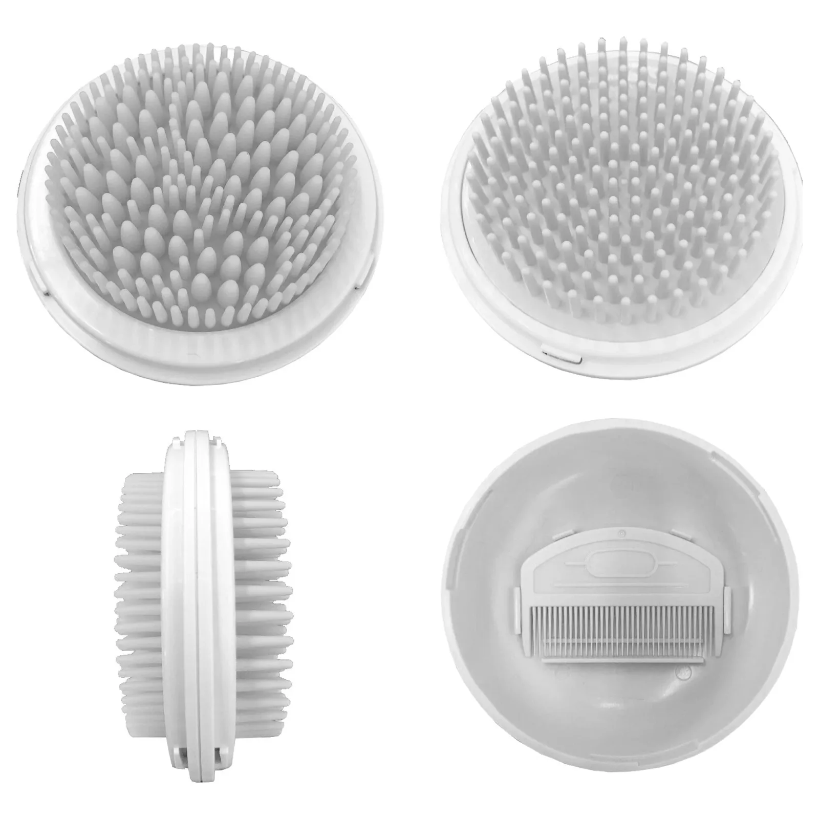Pet Life ® 'Bravel' 3-in-1 Travel Pocketed Dual Grooming Brush and Pet Comb - Image 2