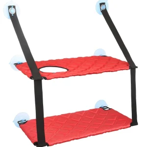 Pet Life ® 'Cat Laze' Suction Cupped Dual-Leveled Kitty Cat Lounger