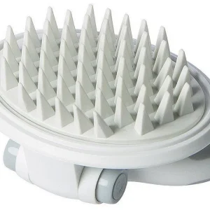 Pet Life ® 'Gyrater' Swivel Travel Silicone Massage Grooming Pet Brush