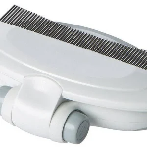 Pet Life ® 'Gyrater' Travel Swivel Curved Pet Grooming Pin Comb