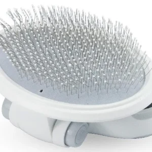 Pet Life ® 'Gyrater' Travel Swivel Pet Grooming Slicker Brush