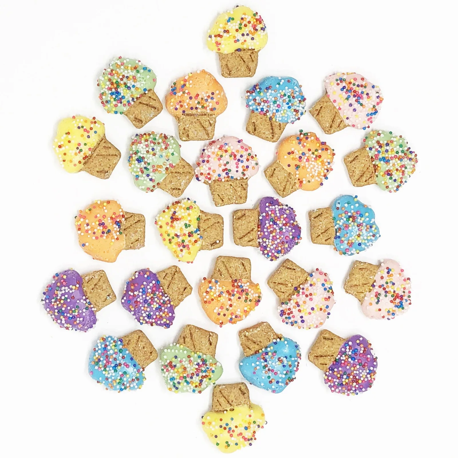 Pet Life Mini Muffin Shaped Whole Wheat Oat and Yogurt Dog Biscuits - Image 2