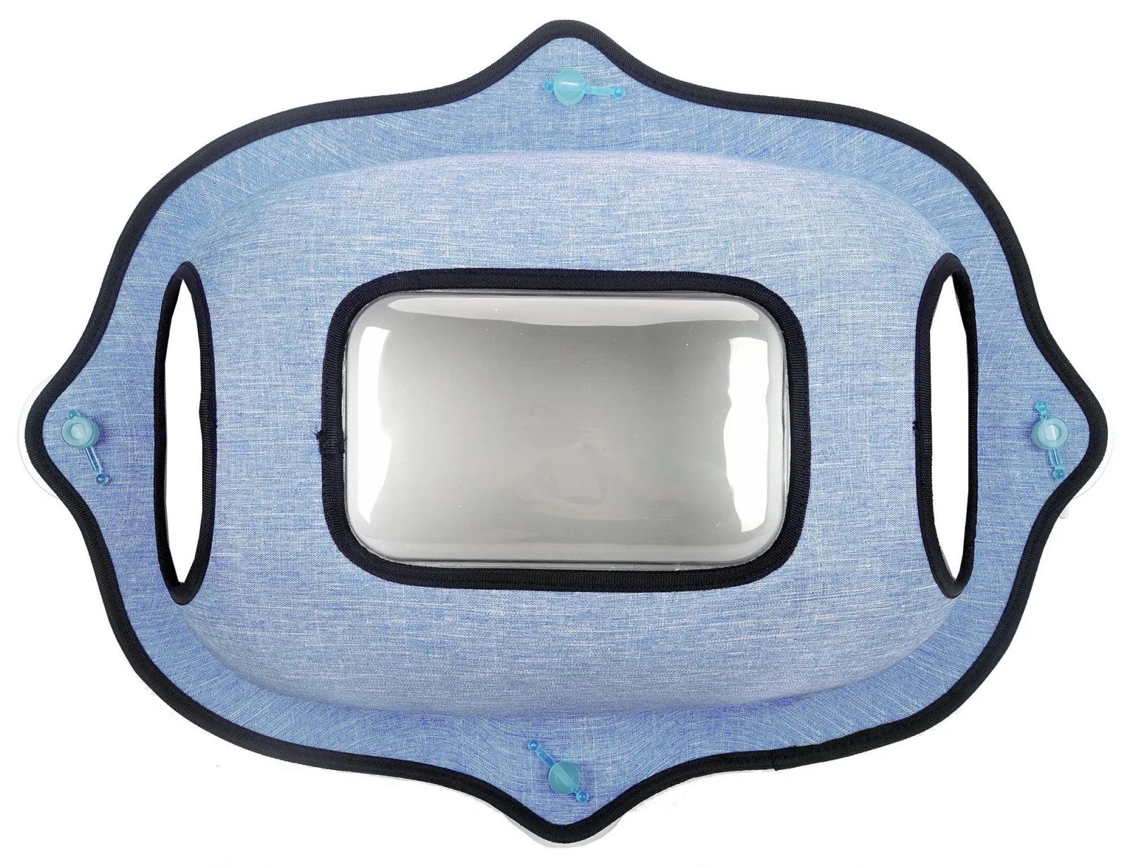 Pet Life ® 'Purr-view' See-through Suction Cup Kitty Cat Lounger and Bed