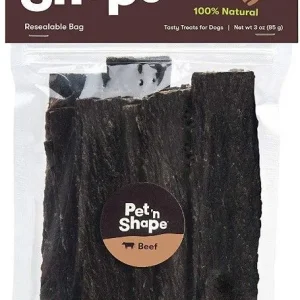 Pet 'n Shape Natural Beef Lung Strips Dog Treats