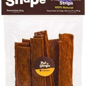 Pet 'n Shape Natural Chik 'n Sweet Potato Strips Dog Treats