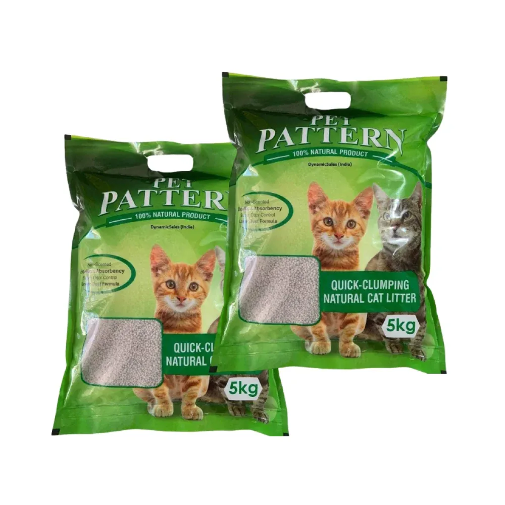 Pet Pattern Natural Unscented Clay Quick Clumping Cat Litter - Image 2